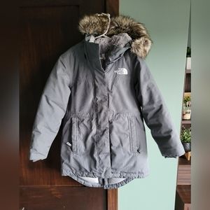 Girls North Face Artic Parka